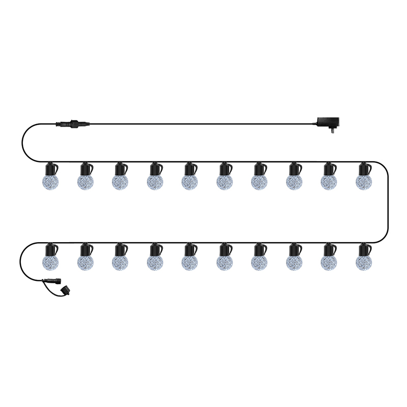 HCP028  G40水晶暖白灯串